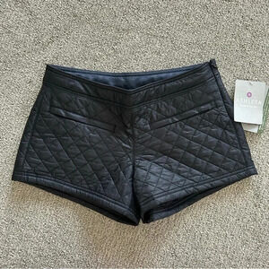 Athleta Quilted Black Athletic Shorts